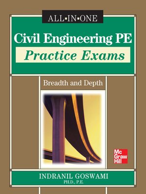 cover image of Civil Engineering PE Practice Exams